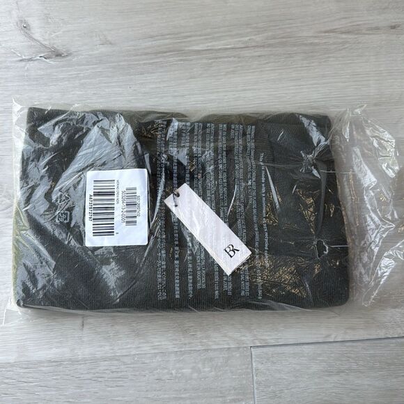 BANANA REPUBLIC ITALIAN MERINO CREW-NECK SWEATER grey size Small NWT - Picture 5 of 6